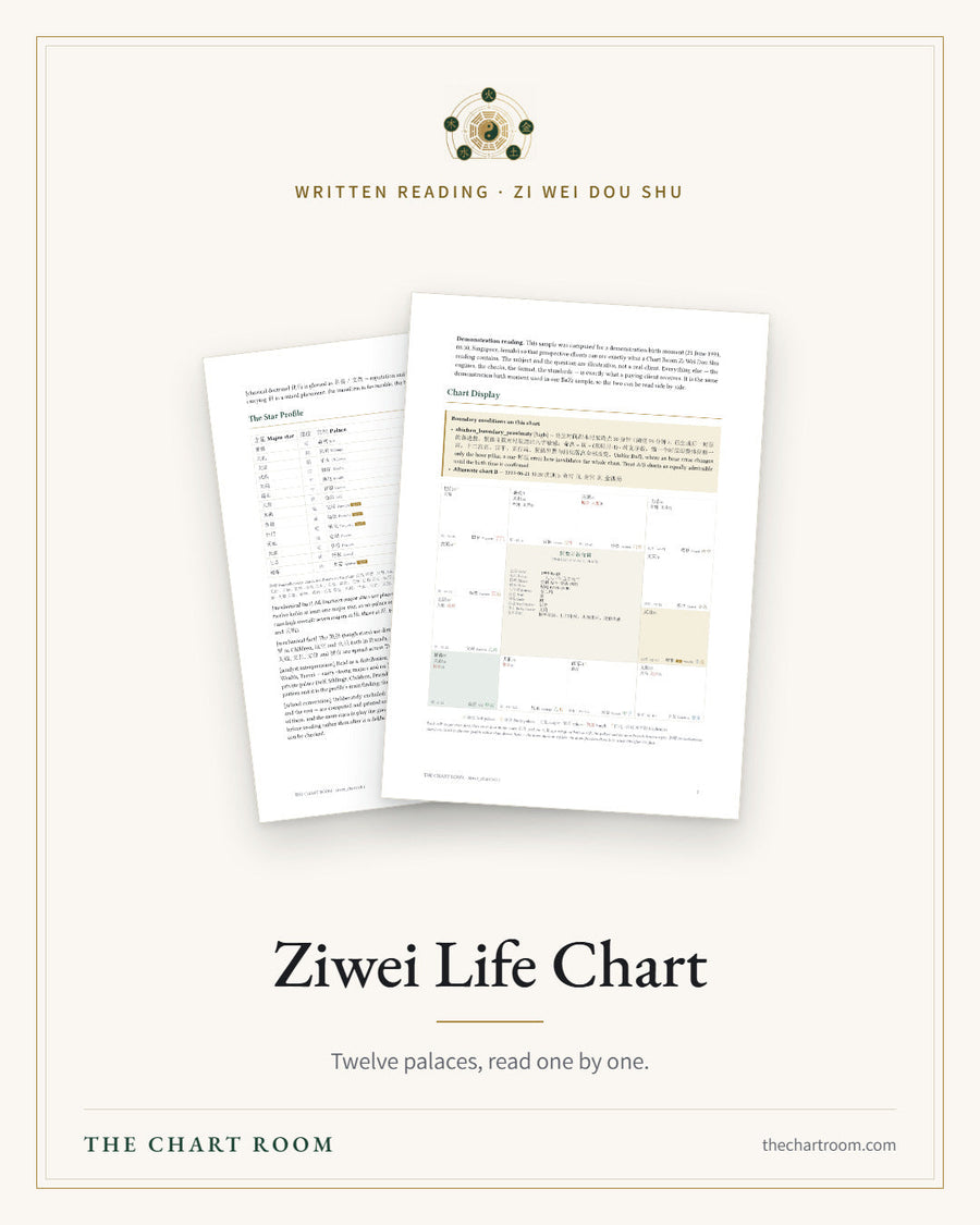Ziwei Life Chart